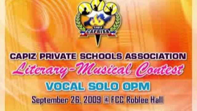 CAPRISA Literary-Musical Contest 2009