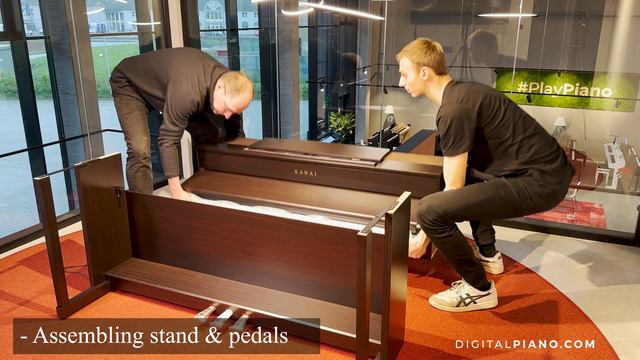Unboxing  Assembly of Kawai CA-701  Digitalpiano.com