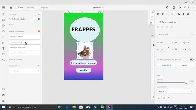como pasar de Adobe XD a Android Studio