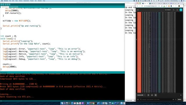 ESP32 Remote Logging