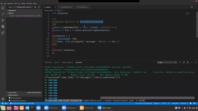 Tech Talk - Serverless Debugging with AWS SAM and VSCode