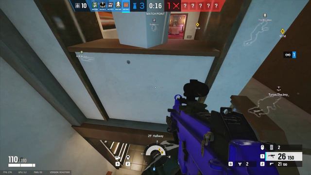 R6S Guy talks trash for me to spawn peek, gets slept.
