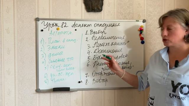 Урок 82. Аспект оппозиция