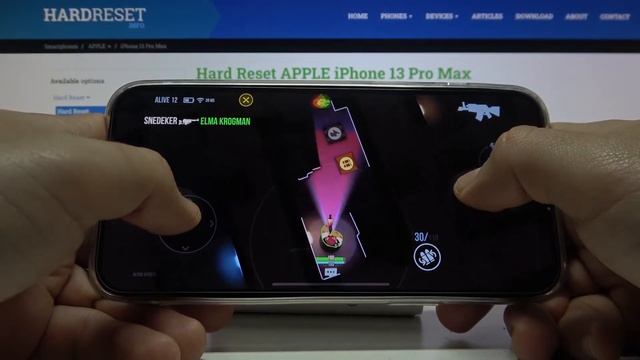 Тест драйв Apple iPhone 13 Pro в игре Max bullet echo
