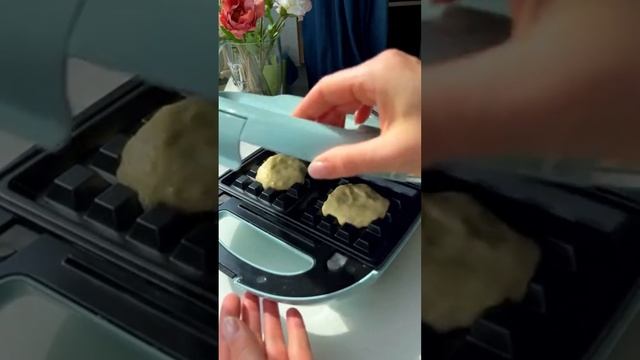 Банановые вафли