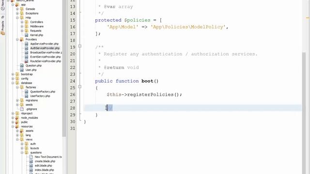Laravel Class Five(Answer System & User Authentication)@17-7-19