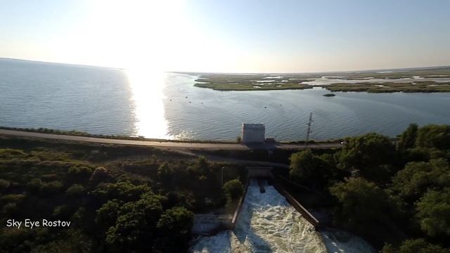 Облет водосброса Веселовского гидроузла