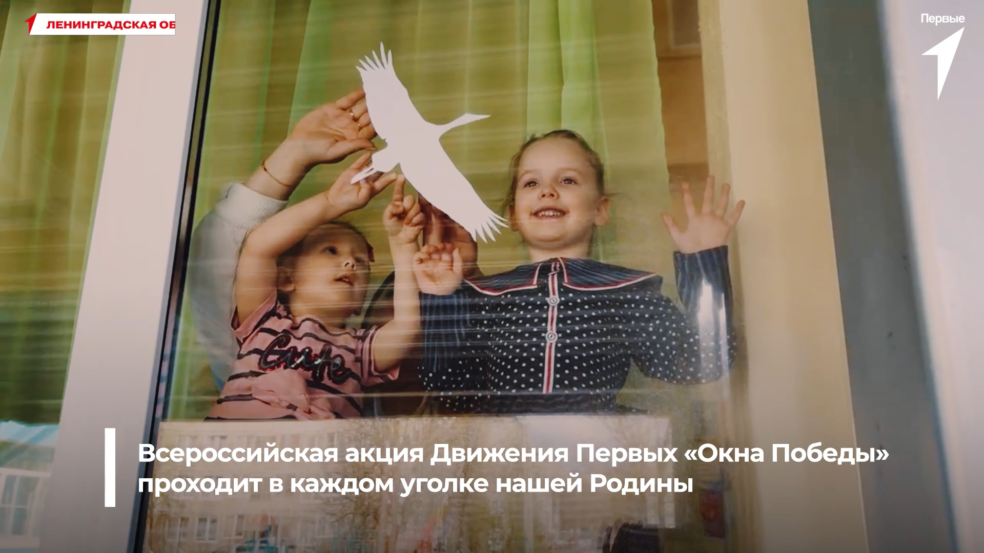 Тысячи взрослых и детей со всей России объединила акция «Окна Победы»