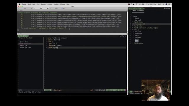 Lando + Laravel