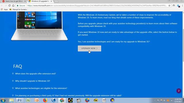 How to check your DirectX version and to upgrade to Windows 10 free!!!