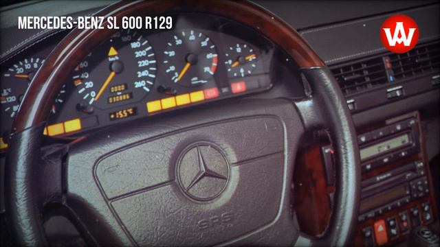 1997 Mercedes-Benz SL 600 R129 with the engine M120 V12