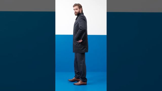 Плащ мужской демисезонной "СТИЛЛЕР" с неопреновой пристёжкой