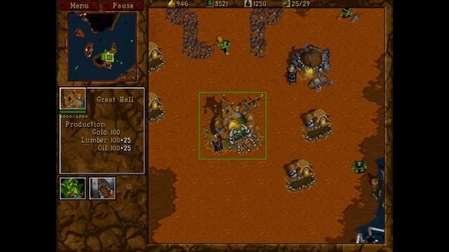 WarCraft 2 - Tides Of Darkness - Orc Campaign - Mission 7 - Gameplay HD - No Commentary