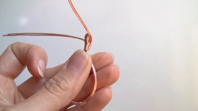 Wire Wrapped Side Swept Elegant Pendant Tutorial Beginner