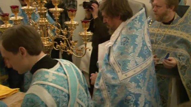 Патриаршее богослужение. Освящение престола часть 1