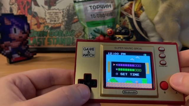Распаковка и обзор Nintendo Game and Watch: Super Mario Bros.