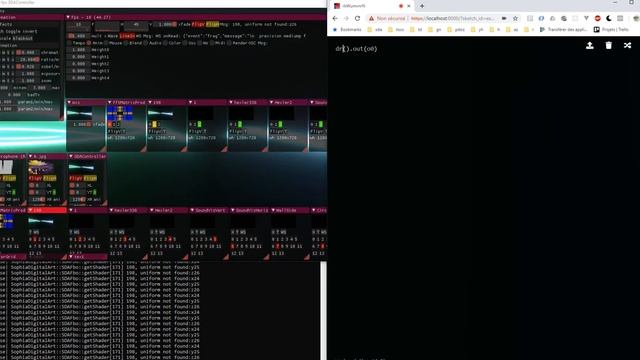 Hydra to Cinder fragment shader text via websockets