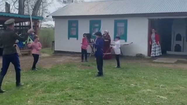 Детский ансамбль «Казачата» село Григорьевка , а также проведение мастер класса для детей