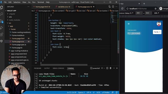 Ionic 6 Wallet app | Finance app - UI (with dynamic content)
