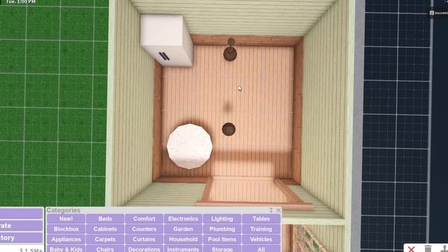 Building the LETTER F into a Bloxburg house