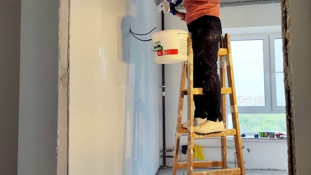 Как зашпаклевать (шпаклёвка) стены? Как увеличить производительность труда?