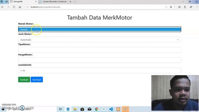 Aplikasi Sederhana Data Penjualan Motor
