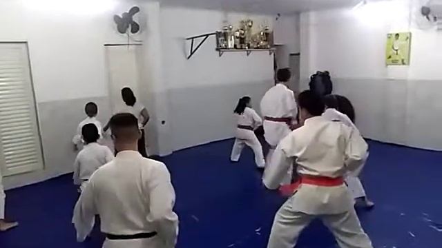 Turma das 18:30h no IAME - Karatê Shotokan.