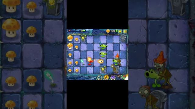 Растение против Зомби 2/Plants vs Zombies ™2/PvZ2 Adventure Dark Ages Night 1/Тёмные Века Ночь 1