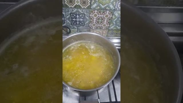 Гороховый суп! Сытный обед)))