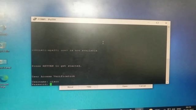 How to access and configuration Cisco Air-Cap2602I-N-K9 v01
