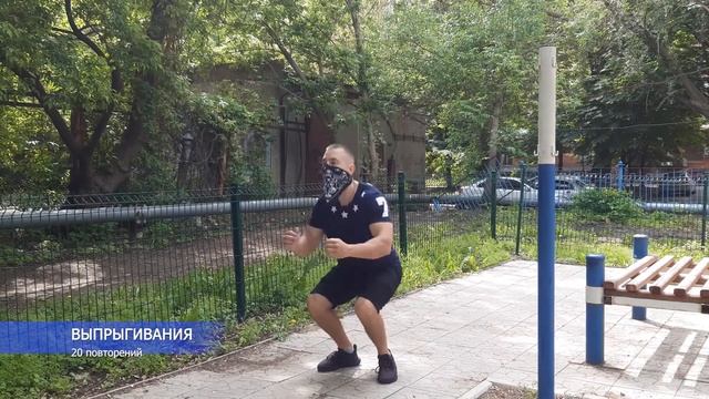 КРУГОВАЯ ТРЕНИРОВКА на все группы мышц на турнике и брусьях. ДЕНЬ 47!!!