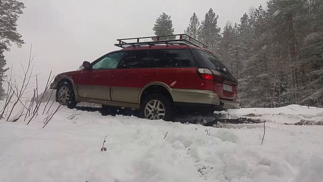 Outback VDC snow 2 тестим VDC Субару