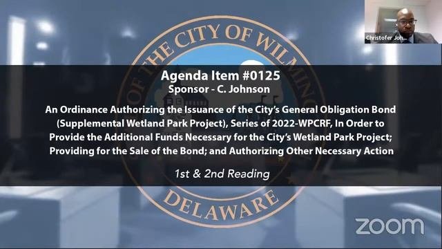 Regular Meeting of Wilmington City Council  1202022