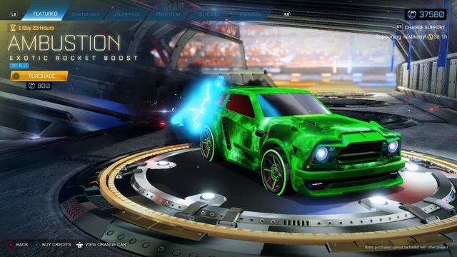 ROCKET LEAGUE ITEM SHOP - *NEW* Grey Dominus Exotic Car - 22.03.21