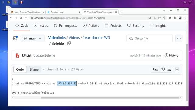 Die 1,- EUR Serie: Wireguard in Docker