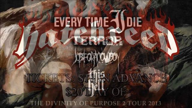 Hatebreed - The Divinity of Purpose 2 Tour 2013