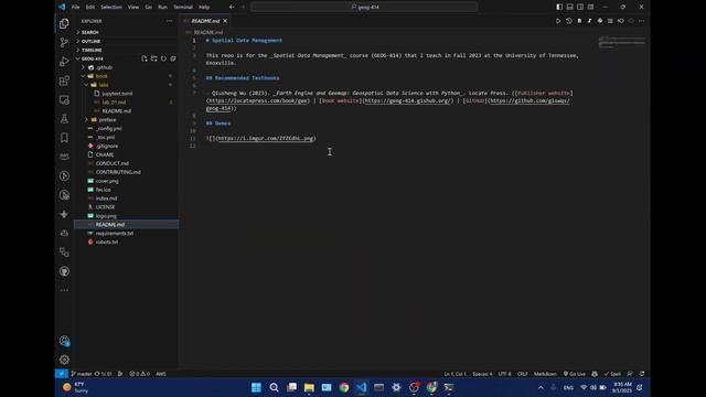 Spatial Data Management Week 2: Introducing Git and GitHub