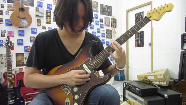 Vintage ICON V6 Stratocaster Guitar Clean Sound