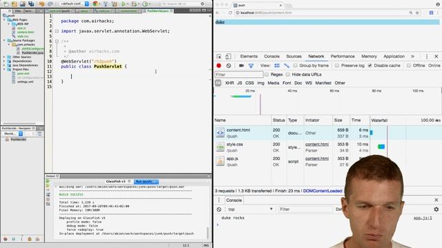 HTTP/2 Push with Servlets 4.0 and Java EE 8