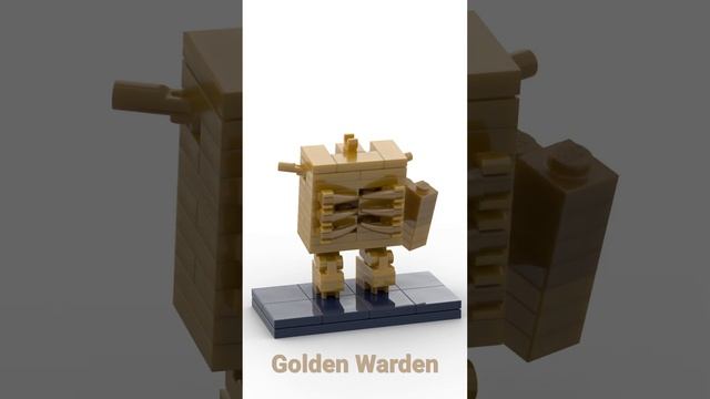 Lego Minecraft: Custom Golden Warden v2 - Animation