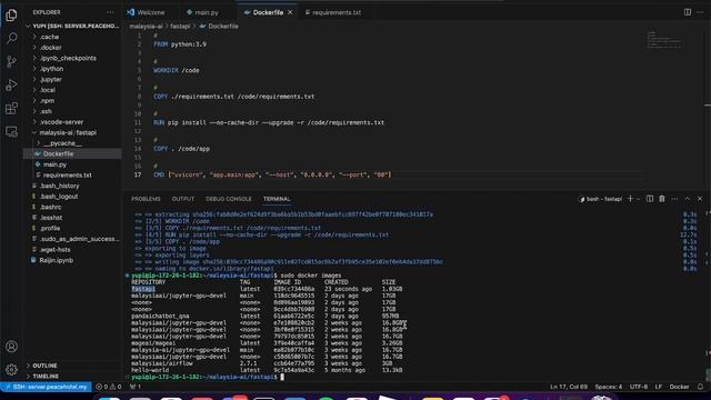 Setting up FastAPI using Docker & Docker-Compose | MY.AI | 2023