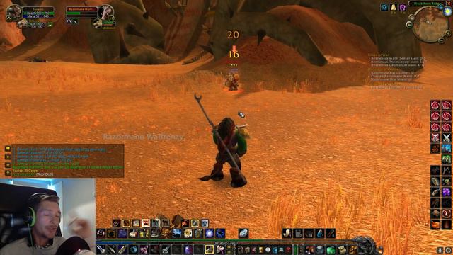 Let's Play World Of Warcraft Vanilla (Elysium) Tauren Hunter - Part 18
