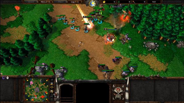 Infi (ORC) vs Sini (NE) - Highly Recommended - WarCraft 3 - Mass Witch Doctors? - WC3674