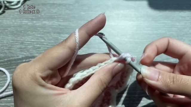 how to crochet a heart-shaped cushion/pillow | cute crochet room decor tutorial
