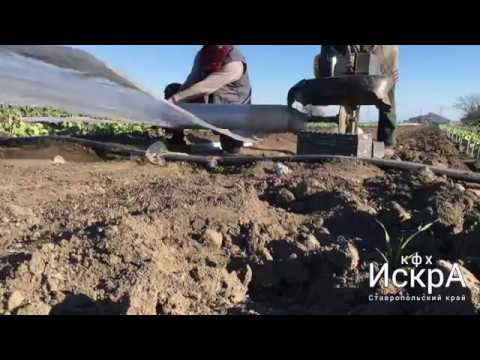 Как смотать пленку с помощью мотоблока