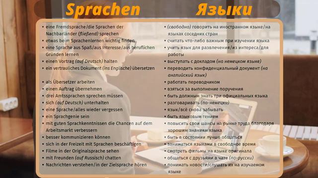 31 ВИДЕОУРОК. SPRACHEN-ЯЗЫКИ #ирина_цырульникова #немецкий_язык #немецкий #A2 #B1 #уроки_немецкий