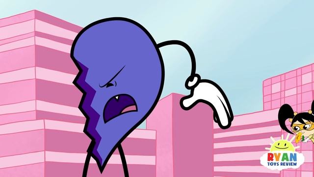 Ryan Emma And Kate Save Valentine From The Heart Monster | Cartoon Animation For Children