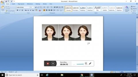 How to Create 2x2 and 1x1 Picture ID in Microsoft Word