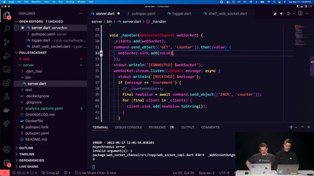Full-stack Dart with Simon Lightfoot: Pt 2 (The Boring Flutter Development Show, Ep. 60)