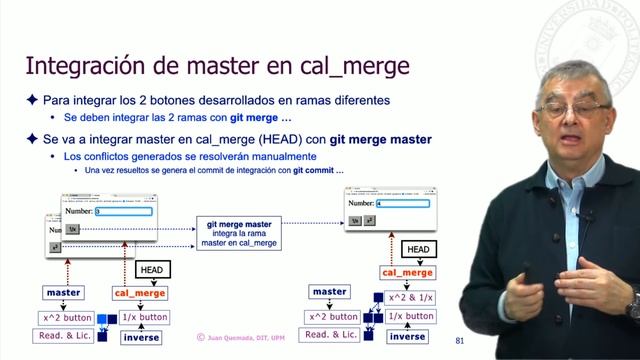 Mooc Git y GitHub - Integración de ramas